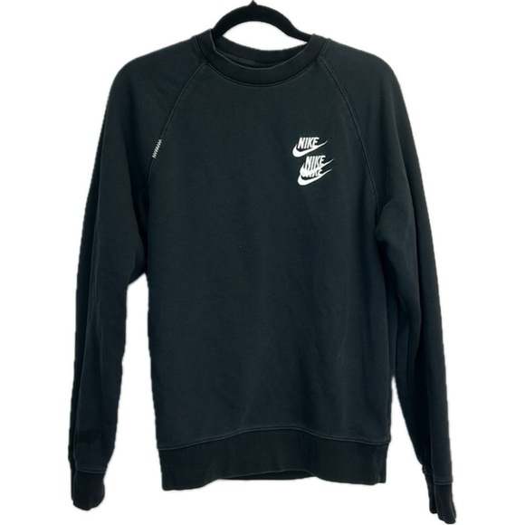 NIKE SPORTSWEAR WORLD TOUR EMBROIDERED CREWNECK SWEATSHIRT MENS SIZE S - Picture 2 of 11